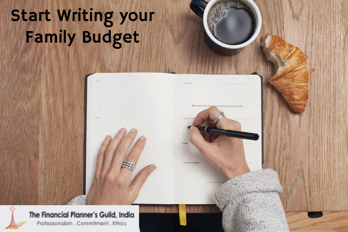 Start Writing your Family Budget