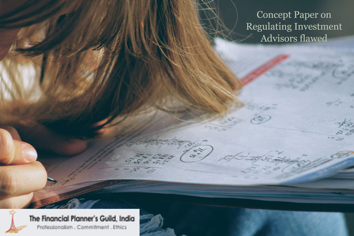 Concept Paper on Regulating Investment Advisors flawed
